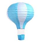 Adorno Globo aerostatico de papel Celeste