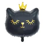 Globo Gatita negra corona 40cm