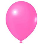 Globos lisos rosa chicle 10u