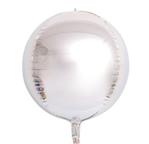 Globo redondo ORBZ plateado 50cm