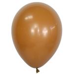 Globos lisos marron dulce de leche 10u