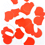 Confetti formitas guantes papa Noel 20u