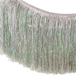 Guirnalda flequillo met (hilos) plateada