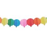 Guirnalda de papel globos multicolor 3m