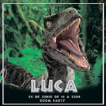 Invitación Jurassic World Pers