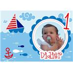 Iman con foto Barcos Mod2. 16u Pers.