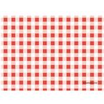 Individuales Cuadrille rojo 8u