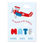 Invitación Avioneta Mod. 2 Pers