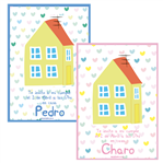 Invitación Peppa Casita Pers