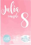 Invitación Acuarela. Pers