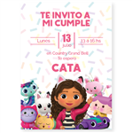 Invitación La casa de Gabby Pers