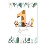 Invitación Baby Safari Mod. 2 Pers