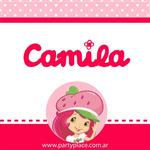 Stickers cuad. Frutillita Modelo 1 16u Pers