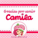 Stickers cuad. Frutillita Modelo 2 16u Pers