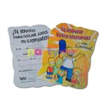 Invitaciones Simpsons 10u