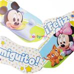 Banderín articulado Minnie y Mickey Bebé
