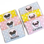 Chocolatines Mickey o Minnie Bebé 20u Pers