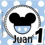 Tarjetitas MICKEY BEBE 20u Pers