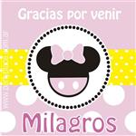 Stickers cuad. Minnie Bebé 16u Pers