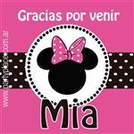 Stickers cuad. Minnie 16u Pers