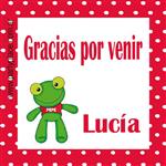 Tarjetitas Sapo Pepe 20u Pers