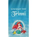 Tarjetas largas con cinta Sirenita 24u Pers