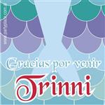 Stickers cuad. Sirenita 16u Pers