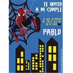 Invitación Hombre Araña Pers