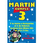 Invitación Toy Story Pers