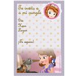 Invitación Princesita Sofía Pers