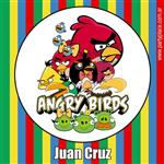 Stickers cuad. Angry Birds 16u