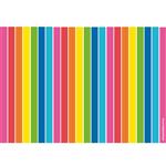 Individuales rayados multicolor 8u