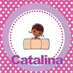 Tarjetitas Doctora Juguetes 20u Pers
