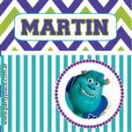 Tarjetitas Monsters University 20u Pers