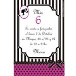 Invitación Barbie Glamour. Pers