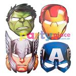 Careta de cartón Avengers 7u