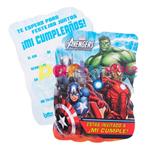 Invitaciones The Avengers 10u