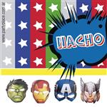 Stickers cuad. The Avengers MOD 1 16u Pers