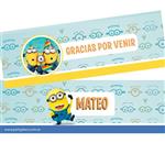 Carpitas cierra bolsa Minions 8u Producto Pers