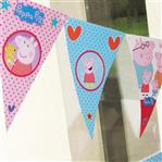 Banderín triangulos Peppa Pig
