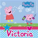 Tarjetitas Peppa Pig 20u Pers