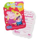 Invitaciones Peppa Pig 10u