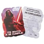 Invitaciones Star wars 10u