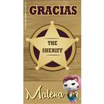 Tarjetas rectangulares Sheriff Callie 20u
