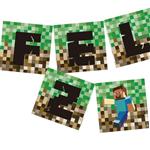 Banderín MINECRAFT