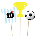 Pinches para torta ARGENTINA CAMPEON (3u)