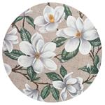 Individuales redondos Magnolia 24u