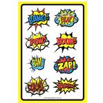 Stickers plancha Onomatopeyas 8s 1u