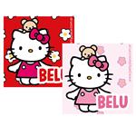 Stickers cuad. Kitty Rosa/roja 16u Pers