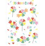 Stickers plancha Candys 10s 1u